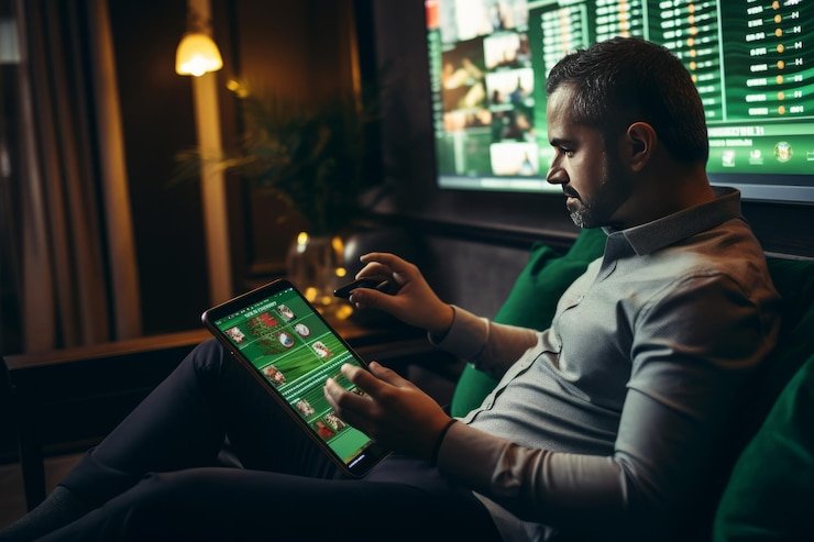 Ilustrasi keamanan transaksi digital dan perlindungan privasi akun pengguna bwinbet